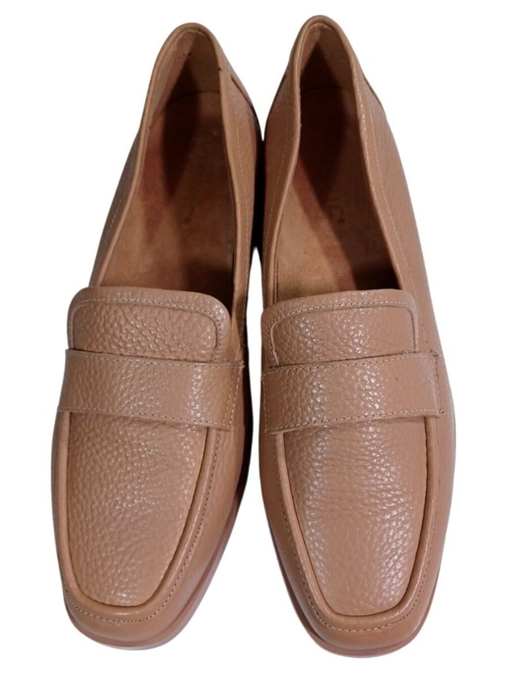 LikeNew! Vionic Sellah Slip On Leather  Loafer Tan Sz 9 Eu 40 EUC - Picture 5 of 8